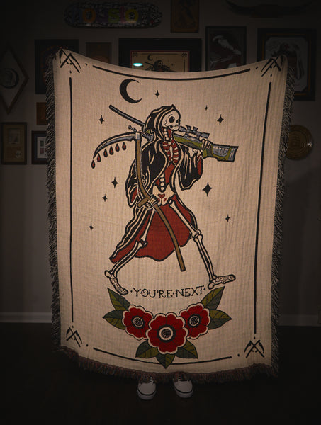 The Reaper Throw Blanket